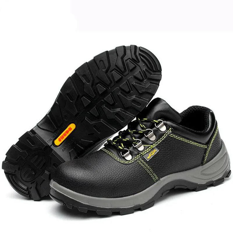 Защитная обувь со стальным носком; мужские ботинки для работы; Мужская водонепроницаемая обувь; зимняя износостойкая обувь; размеры 12; YXZ008 - Цвет: Black low shoes