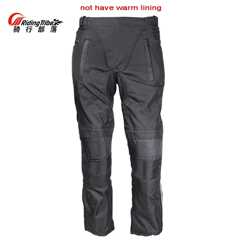 Riding Tribe Mesh Fabric HP-07 Men Motorcycle Pants Detachable Warm Lining Moto Motocross Reflective Trousers Knee Hip 3PCs CE