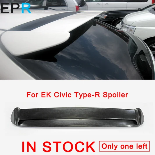 Для EK Civic type-R FRP стекловолокно спойлер для Honda стеклопластиковые кровельные аксессуары крыла