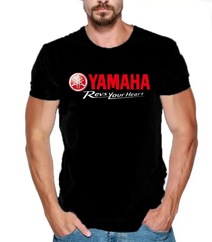 

2019 Brand Summer New for YAMAHA t shirt Men Short sleeve tshirt Cotton T-Shirt Motorcycle T-Shirt tops pullover