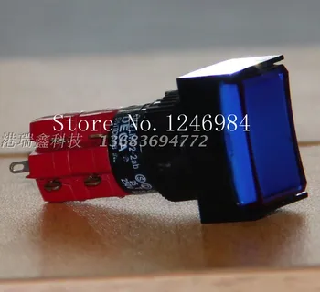 

[SA]D16LAT2-2AB Taiwan Progressive Alliance Dual interlocking rectangular blue button switch normally open normally closed DECA-