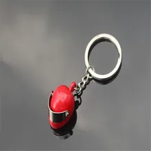 High Quality Creative Motorcycle Bicycle Helmet Key Chain Ring Keychain Keyring Key Fob