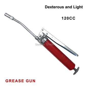 

120cc Twin Pistons Cylinder Press Bar Type Grease Gun Hand Auto Repair Tool Vehicles Lubrication Tools