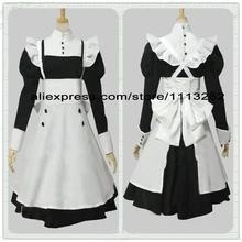 Fantasía de Halloween anime Japonés Negro Mayordomo Kuroshitsuji Mey Rin Cosplay Traje Hecho A Medida trajes de Cosplay para las mujeres
