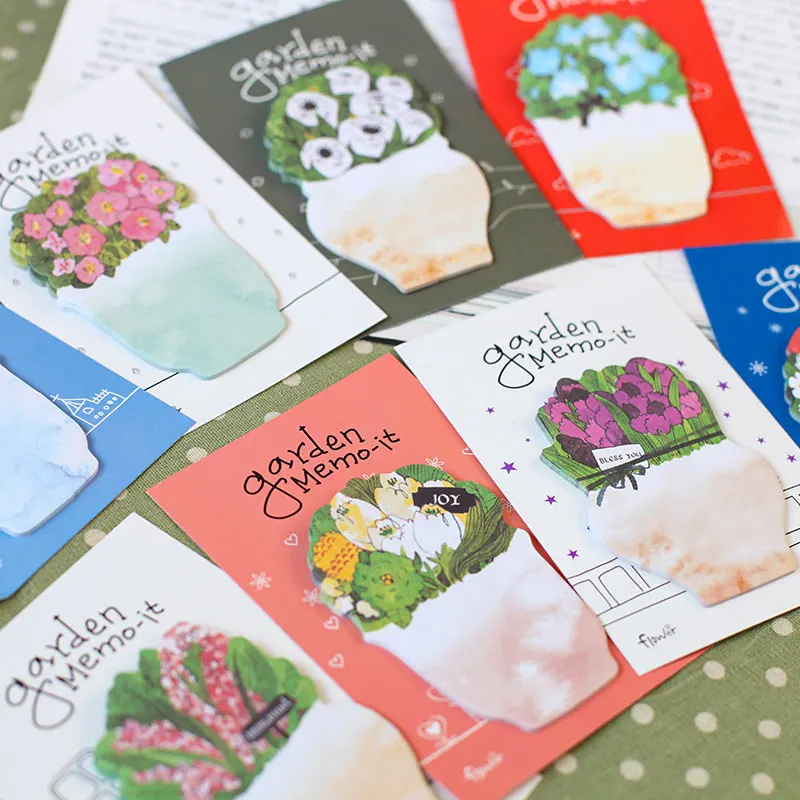 

cute flower Sticky Notes Post Memo Pad kawaii stationery School Supplies Planner Stickers Paper Bookmarks Free shipping