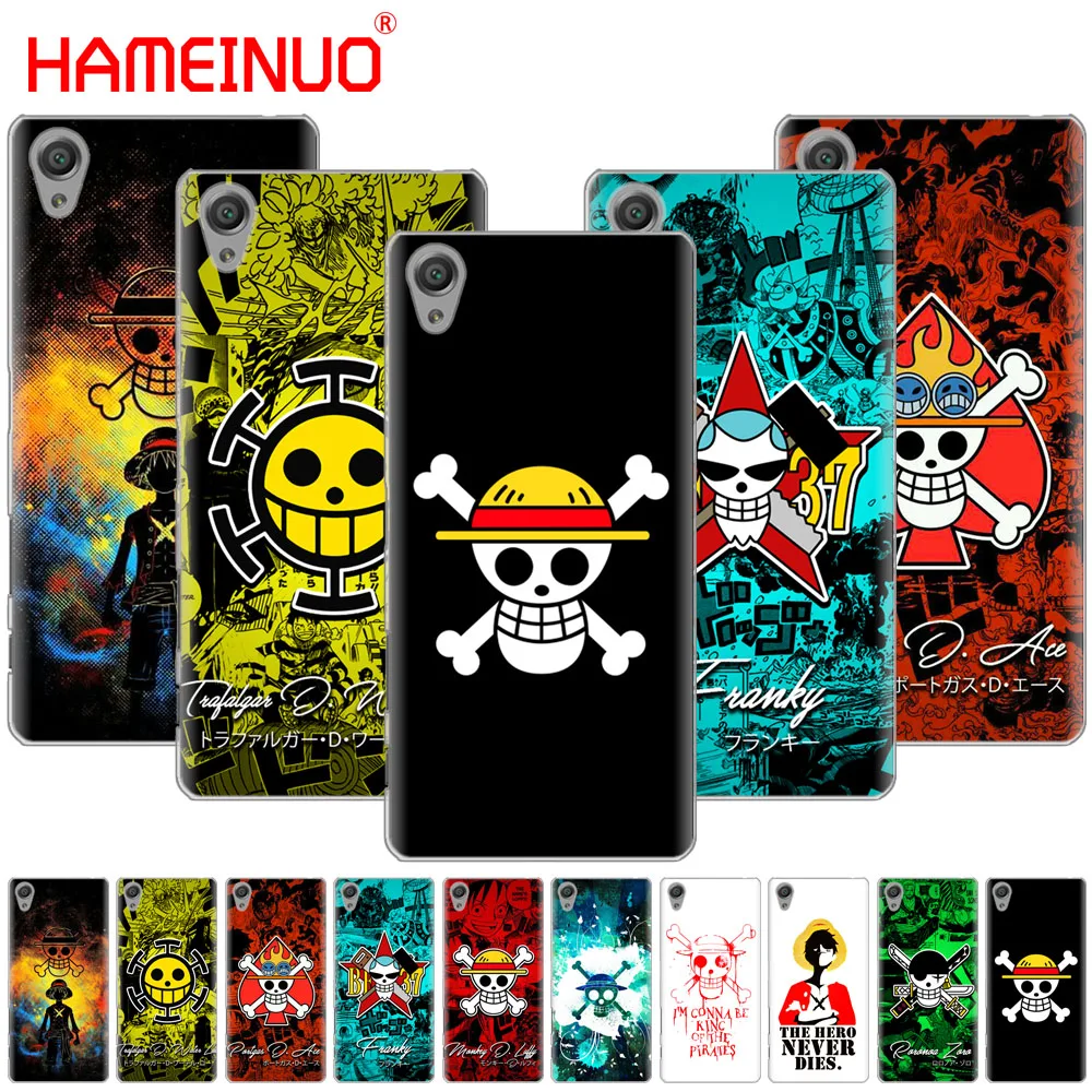 

HAMEINUO one piece Pirates logo Cover phone Case for sony xperia C6 XA1 XA2 XA ULTRA X XP L1 L2 X XZ1 compact XR/XZ PREMIUM