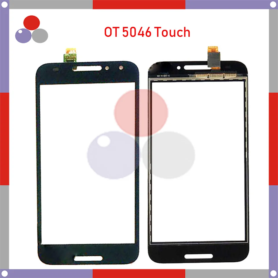 Высокое качество для Alcatel One Touch A3 OT5046 5046Y 5046D сенсорный экран Сенсорная панель дигитайзер Внешний стеклянный объектив