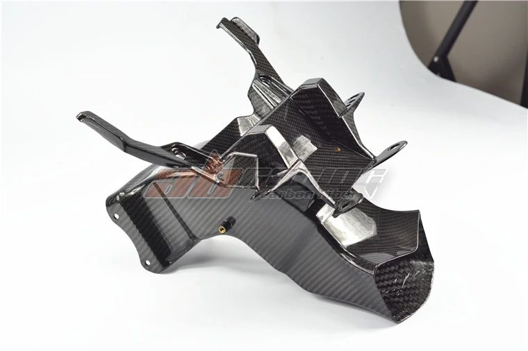 Гонки воздухозаборник крышка верхней Обтекатели Stay Кронштейн для Yamaha R1 полностью из углеродного волокна, твил