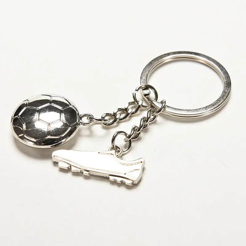 Trinkets Keychain Alloy metal key chain Football soccer shoes key