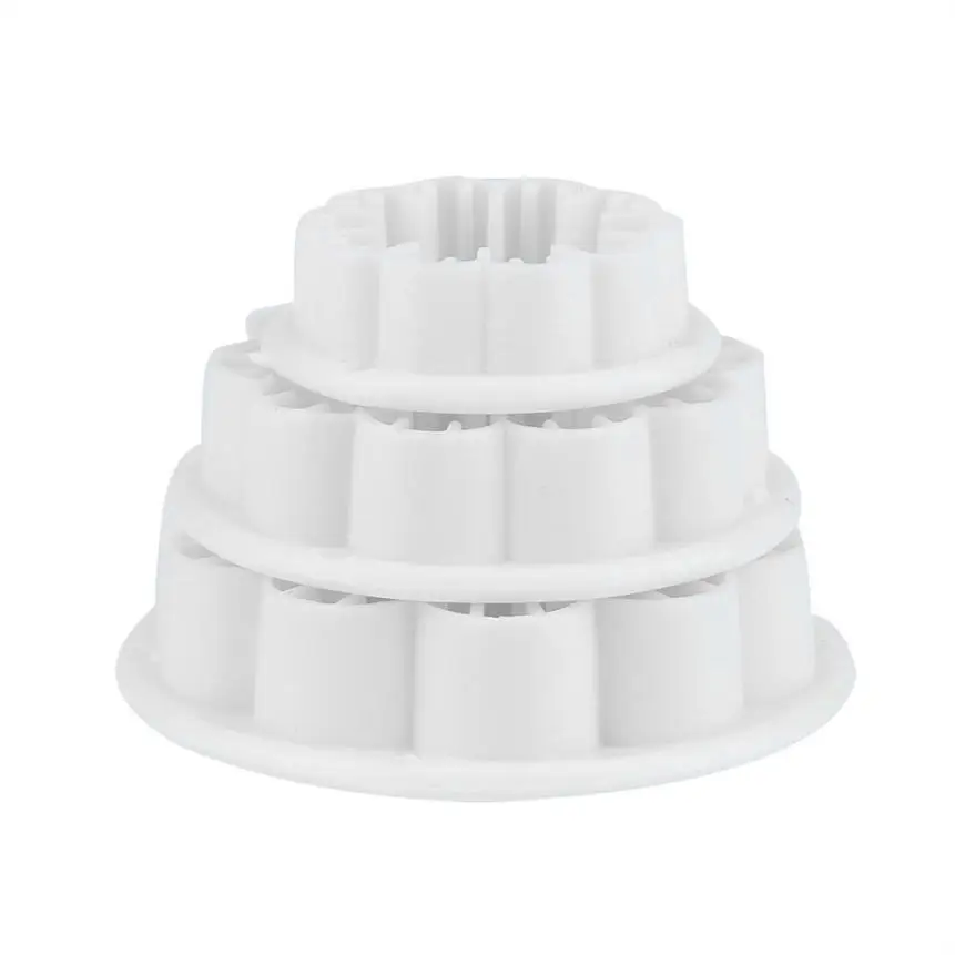 

D3 3Pcs Carnations Flower Cake Fondant Cookie Decorating Plunger Mold levert jun30