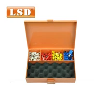 LS-02HT пустой железный ящик для инструментов для обжимной инструмент, сменный штампов и конец провода с клеммами