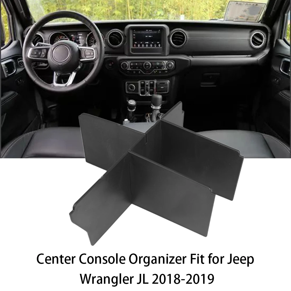 

Center Console Storage Box auto product Fit for Jeep Wrangler JL 2018-2019