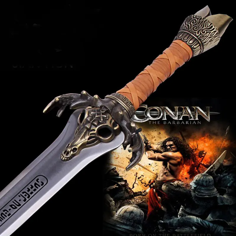 コナンバーバリアンキング父剣エクスカリバー剣 1 1 ステンレス鋼製コレクターのコスプレ小道具 Props Props Cosplayprop Swords Aliexpress