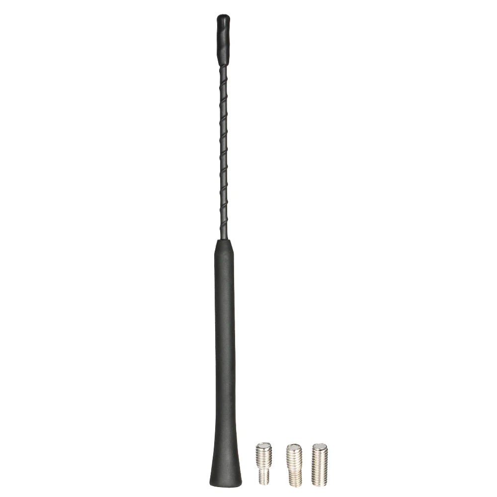 9 inch Replacement Car Radio Stereo Aerial Sting Mast Antenna Black + 3