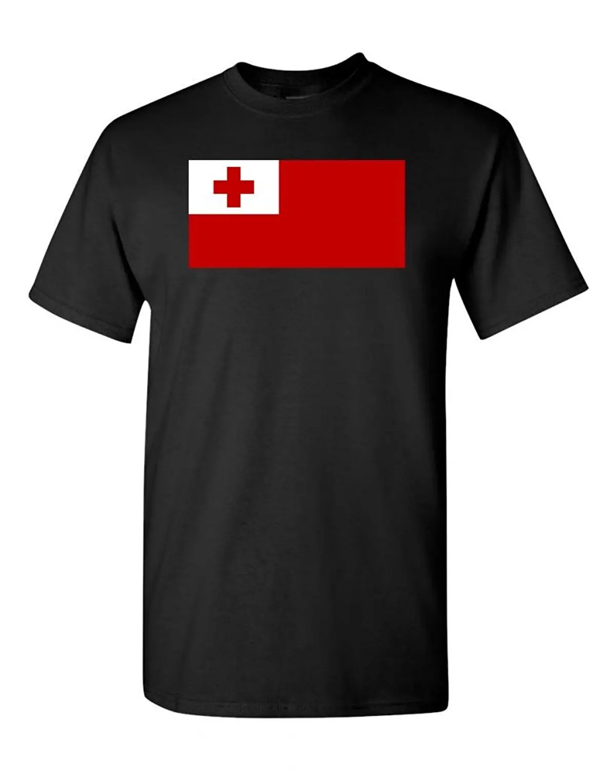 

Tonga Country Flag Adult DT T-Shirt Tee S High Quality Custom Printed Tops Hipster Tees Mens T Shirts Fashion 2017