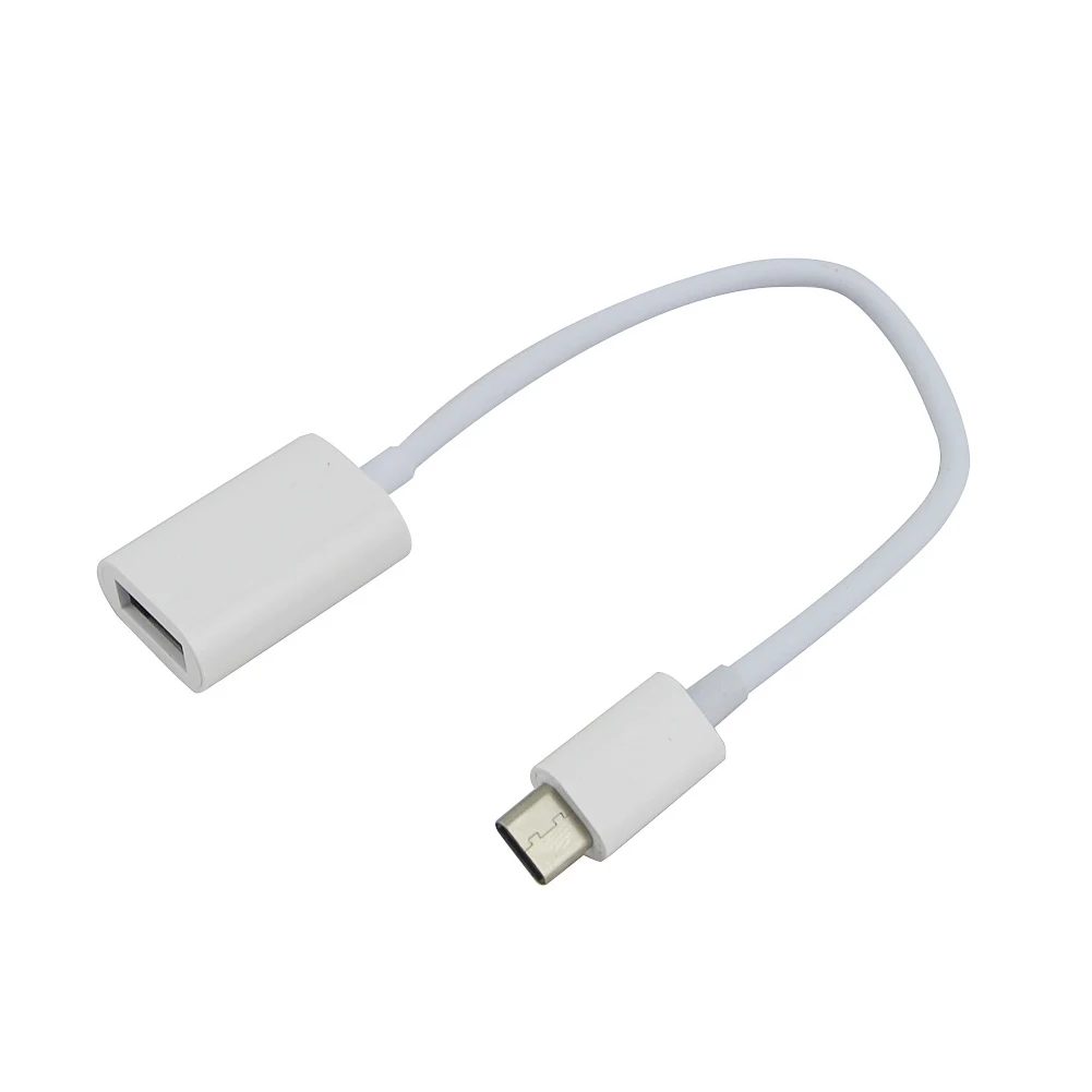 CHYI USB 3,1 type-C папа-USB-A-мама USB 2,0 OTG концентратор разветвитель Кабель-переходник для зарядки для смартфонов Macbook Аксессуары - Цвет: Белый