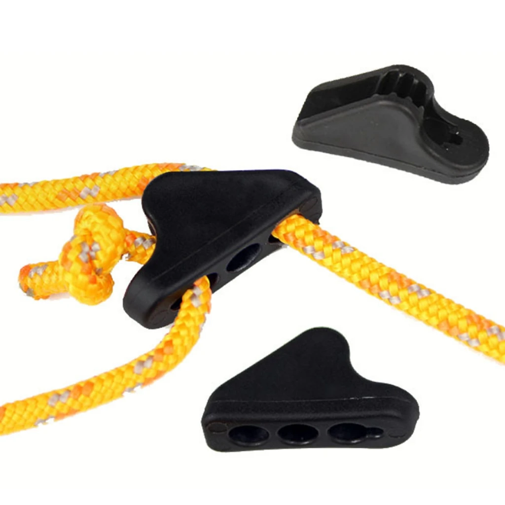 

10 Pieces Anti Slide Guy Line Cord Runner Camping Tent Rope Tensioner Fastener for Outdoor Home Car Field Tents Sleeping Bags