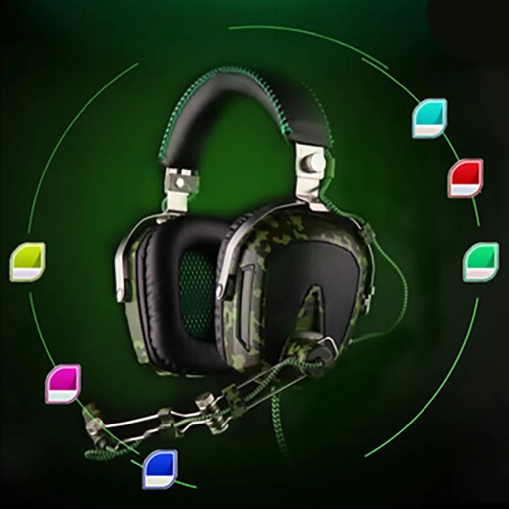 SADES A90 Pilot USB 7 1 Игровые наушники с объемным звуком гарнитура видов цветов