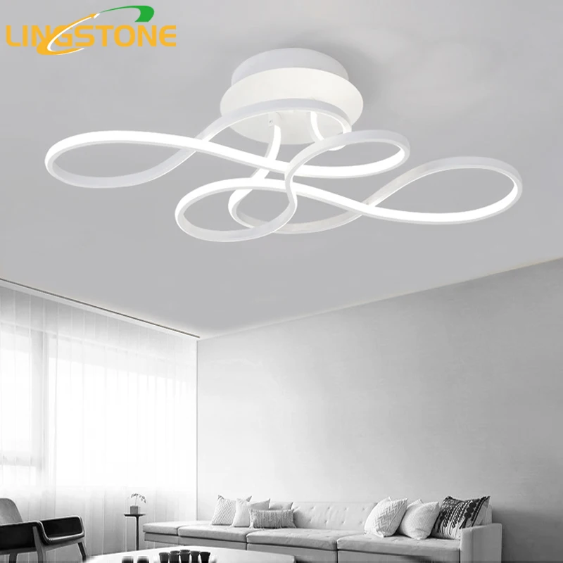 

Led Ceiling Light with Remote Control Modern Ceiling Lamp for Living Room Bedroom Kitchen Office Surface Mounted Light Fixtures