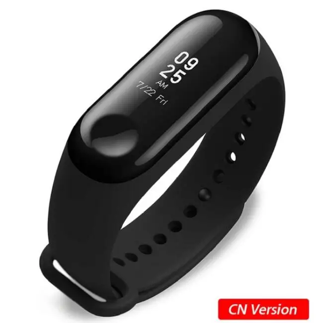 Xiaomi Mi Band 3 Смарт-Браслет фитнес-Браслет спортивный Шагомер трекер сердечного ритма OLED сенсорный экран браслет Xiaomi 3 5ATM водонепроницаемый - Цвет: mi band 3