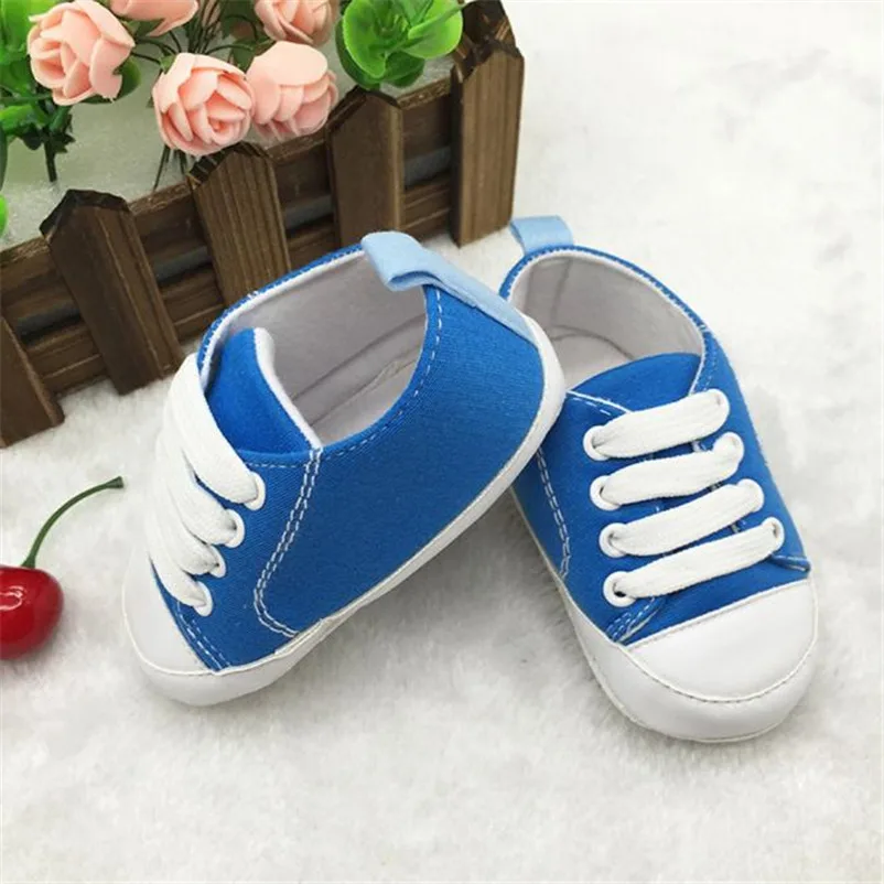 solid canvas crib shoes sweet comfortable shoes for baby cute shoes mini baby shoes zapatillas deportivas bebe 4ST26 (9)