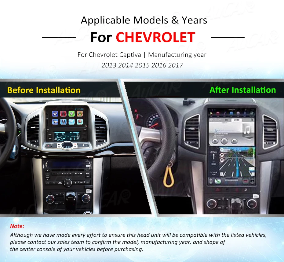 Flash Deal 2 DIN Android 8.1Tesla style Car radio For Chevrolet Captiva 2013 2014 2015 2016 2017 car cassette player Stereo autoradio 1 DIN 9