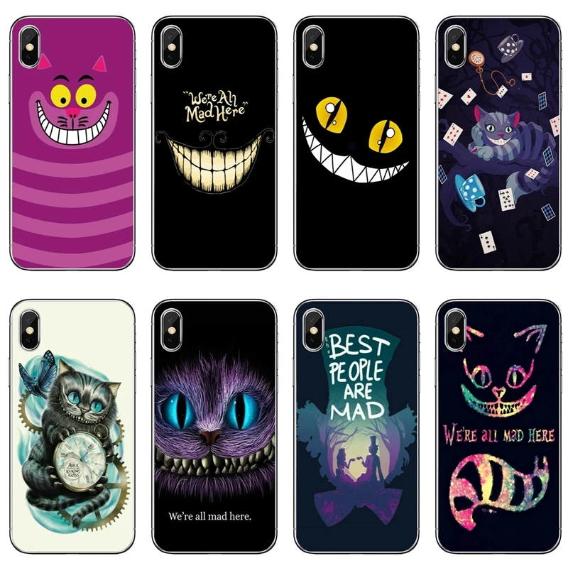

Alice in Wonderland Cheshire Cat For Xiaomi Mi 8 SE Pro 6 6X A1 A2 Lite 5 5s 5x note mix 2s max 2 3 case Soft phone cover cases