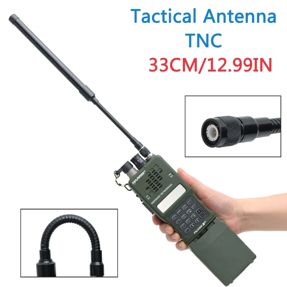 TNC разъем тактическая антенна двухдиапазонная 144/430 МГц Складная для рации Kenwood TK-378 Harris AN/PRC-152 148 Marantz Two