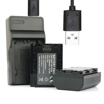 

LANFULANG Battery (2-Pack) and USB Charger for Sony NP-FZ100, BC-QZ1 and Alpha A7 III, A7R III, A9, A9R, A9S NP FZ100, NPFZ100