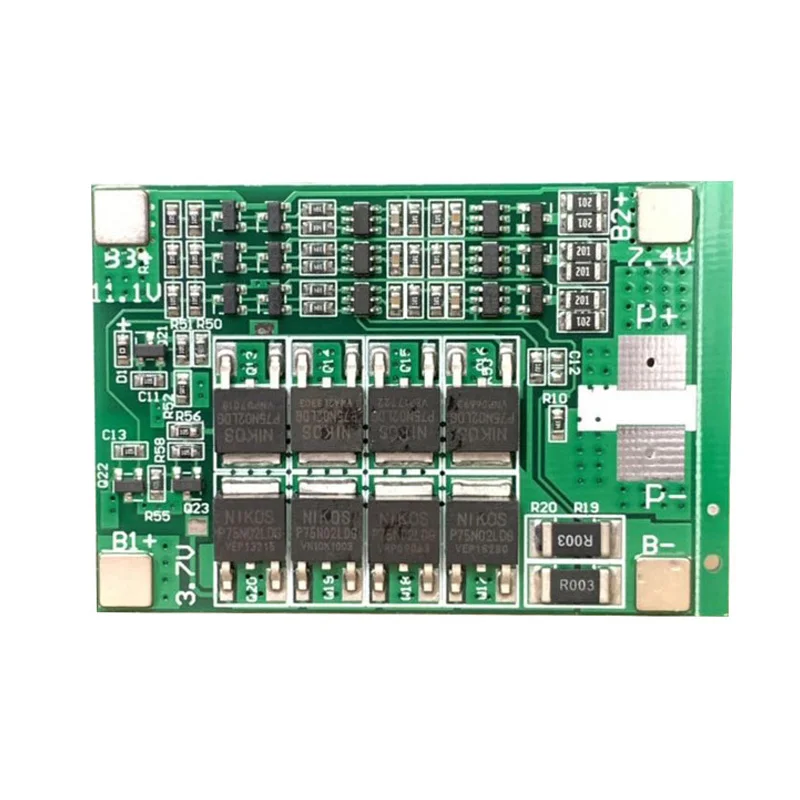 

3S 40A BMS 18650 Lithium Battery Protection Board With Balance BMS 3S Li-ion Charger Charging With Balance 12.6V for Drill Motor