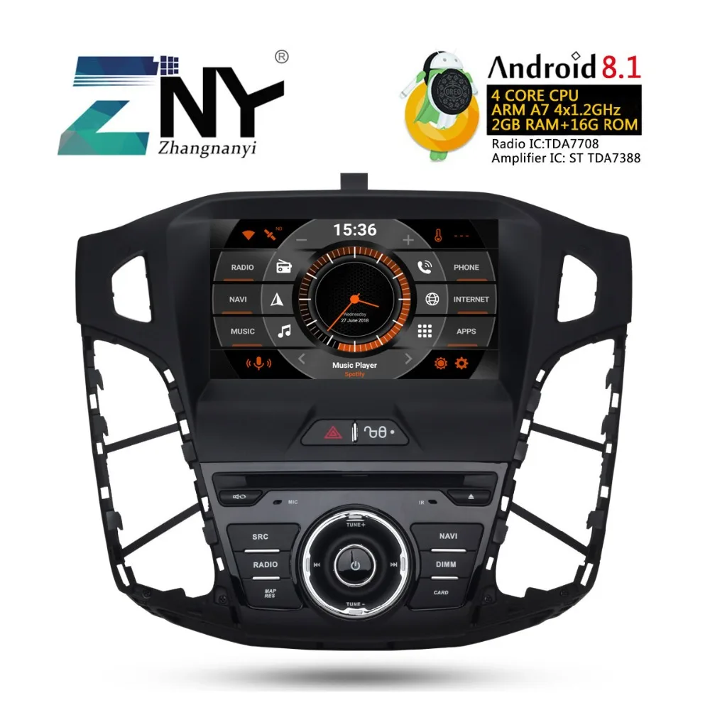 

8" HD Android 8.1 Car GPS Stereo For 2011 2012 2013 2014 Focus Auto DVD Audio Video Radio FM WiFi Navigation Free Backup Camera