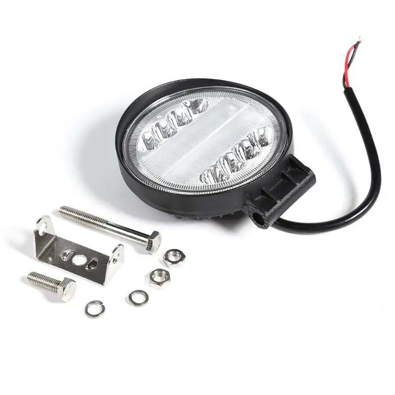 4 inch 72W Off Road Car LED Bar Work Light 6000K Round Spot LED Beam Light Bar for Auto Offroad SUV Trucks barra led