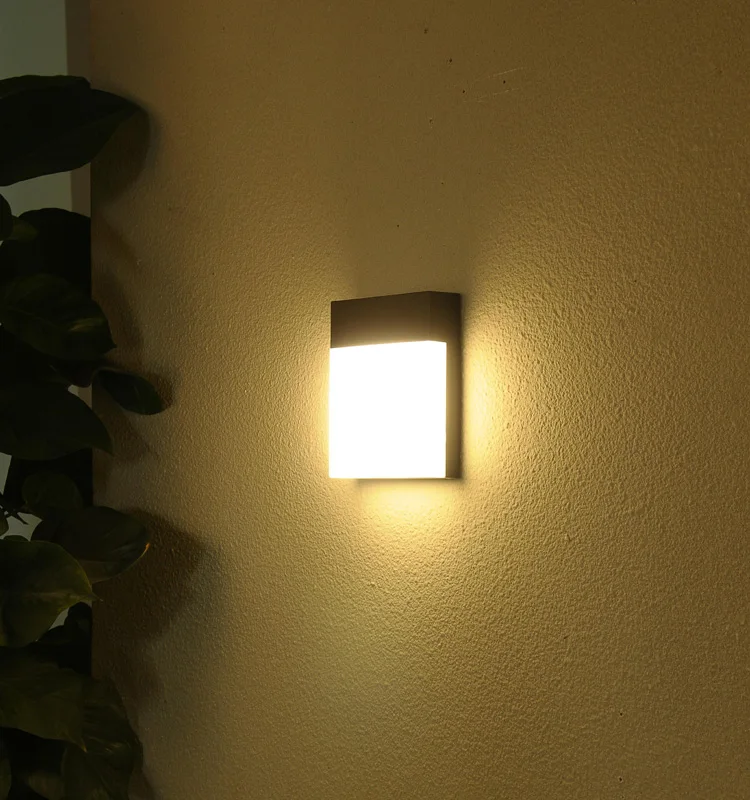 Conduziu a Luz da Parede Sensor de Movimento à Prova Água ao ar Lâmpada de Parede Moderno Dwaterproof Livre Varanda Ip65 Portão Pátio Jardim Corredor 220 v Luzes 18 w 17 parede sensor de movimento à prova dwaterproof