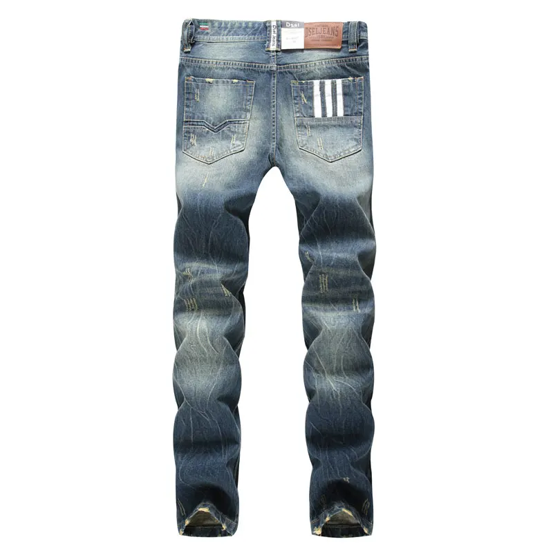 

2019 Fashion Dsel Designer jeans men Famous Brand Ripped jeans Denim Cotton Jeans Men Casual Pants printed men jeans , 9003-A