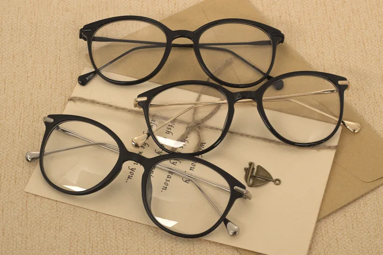 Vazrobe прозрачные очки для женщин мужчин Круглый Мода Nerd женские очки оправы для рецепта получения