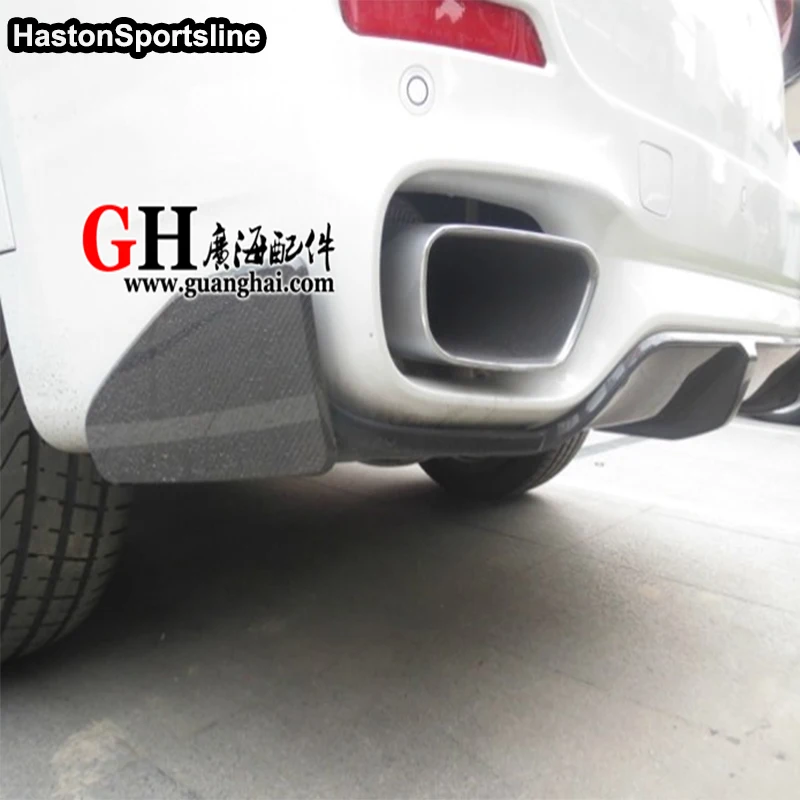 X5 F15 M Sport carbon fiber car rear splitter Rear body kit diffuser for BMW X5 F15 M Tech X5 F15 M Sport carbon fiber car rear splitter Rear body kit diffuser for BMW X5 F15 M Tech