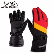 SJ-Maurie противоударный зима Лыжный Спорт Перчатки Handschoenen Met Verwarming мотоциклетные езда на велосипеде перчатки спортивные сноуборд перчатки