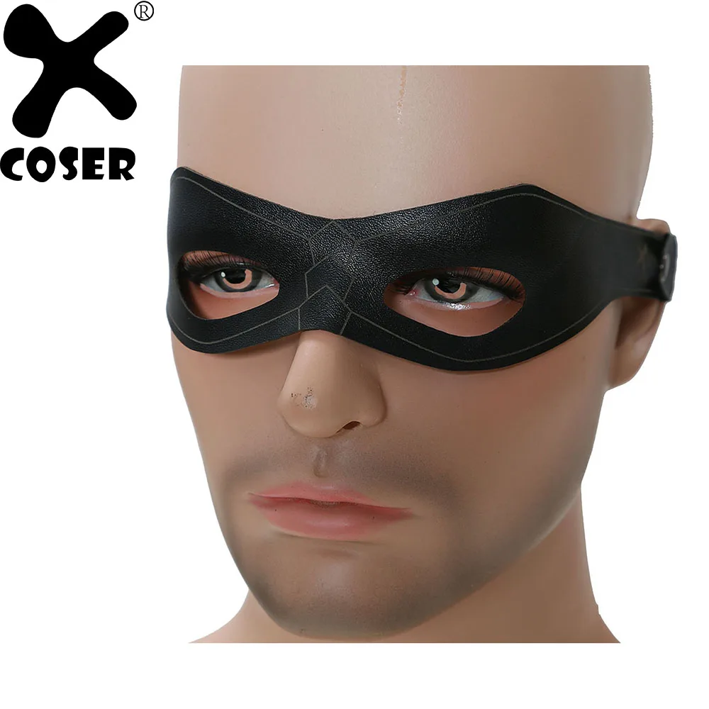 

XCOSER Green Arrow Oliver Queen Cosplay Black Eye Patch Halloween Costume Mask Party Cosplay Props Masks New Arrival On Sale
