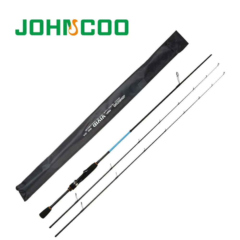 JOHNCOO 2017 Новинка 1 92 м спиннинговая Удочка UL/L 2 наконечника карбоновая удочка