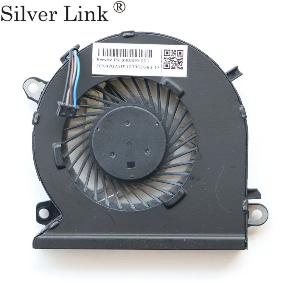 

Original cpu fan for HP 15-CB 15-CB076TX 15-CB073TX TPN-Q193 CPU cooling fan cooler 930589-001 0FJJS0000H DC 5V 0.5A