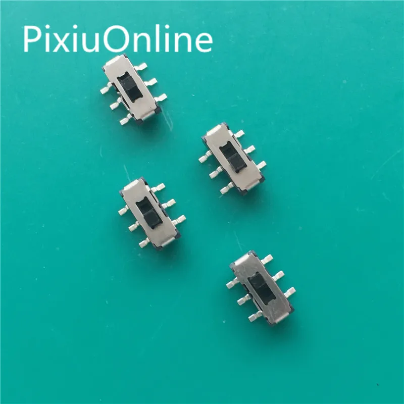 

10pcs/bag YT2024B MSS22D18 MINI Miniature SMD Slide Switch 2P2T 6Pin for DIY Electronic Accessories Europe Sale at a Loss