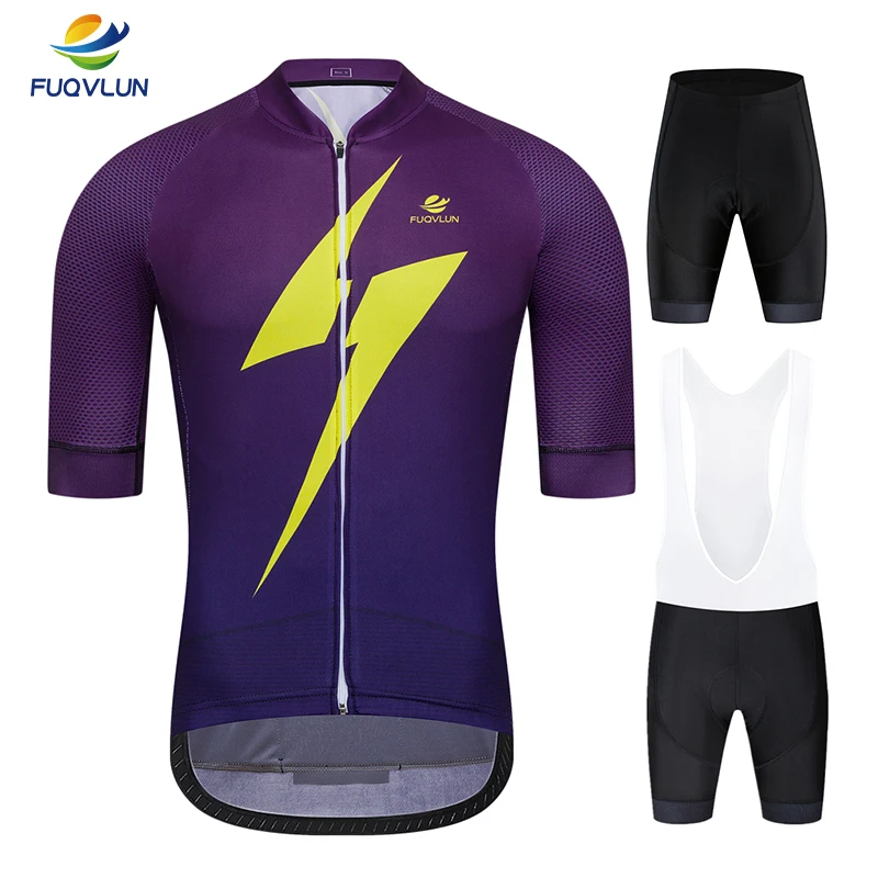 Комплект велосипедной одежды FUQVLUN 2019 Ropa Ciclismo mtb велосипедная одежда Maillot одежда-86G