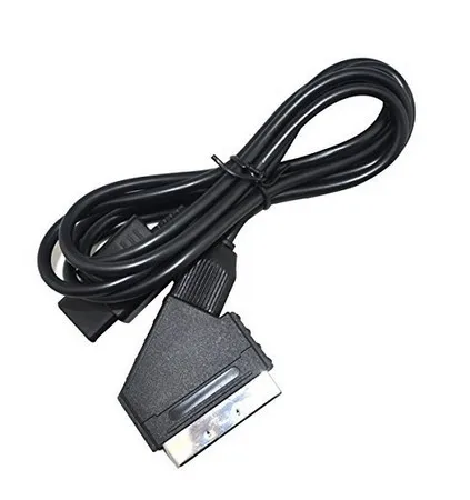 1 8 м ПВХ RGB Scart видео AV кабель Шнур для PAL Super Nintendo N64 NGC SNES|scart rgb|scart av cablergb scart cable |