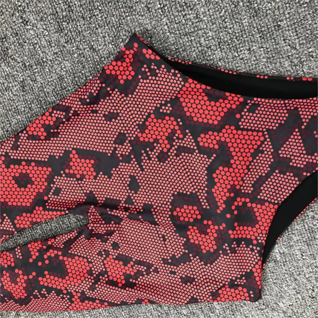 Женский слитный купальник Maillot De Bain сексуальный со змеиным принтом бикини