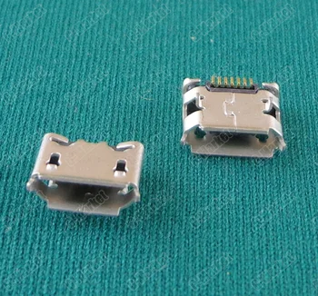 

Free Shipping 200pcs Micro USB 5P,5-pin Micro USB Jack,5Pins Micro USB Connector Tail Charging socket mini USB