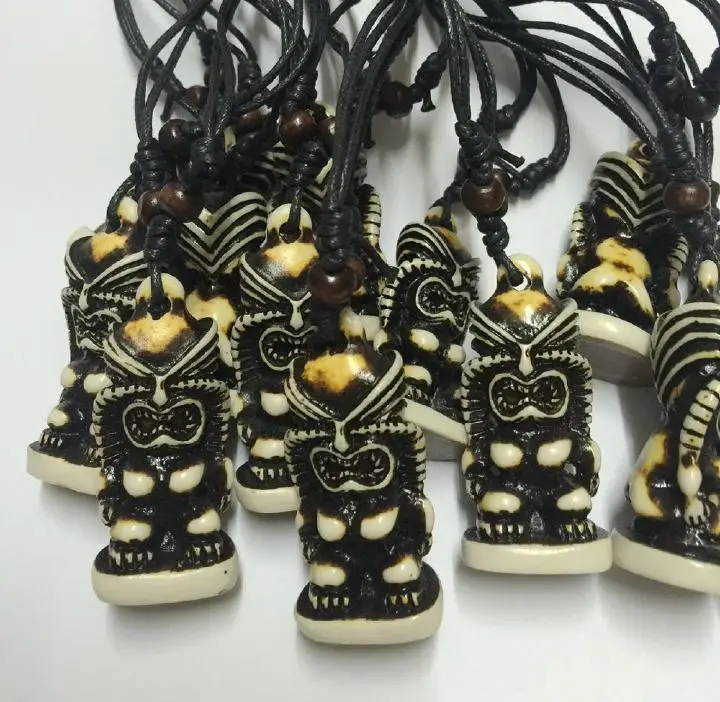 Бесплатная доставка 12 шт Yqtdmy ретро имитация Ювелирная оптовая продажа TIKI Totem Tiki