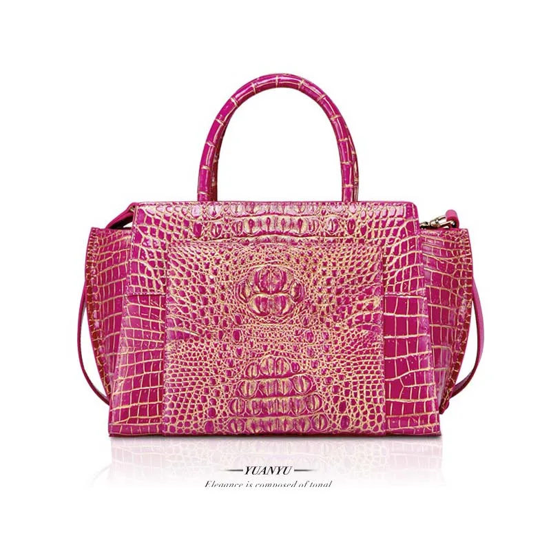 

yuanyu New crocodile leather handbag for lady. Imported crocodile leather handbag for lady. Handbag women