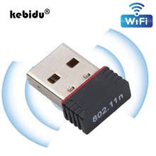 Kebidu Мини wifi беспроводной адаптер высокоскоростной USB 2,0 Сетевая карта 150 Мбит/с 802,11 ГБ для macbook XP ПК ноутбук USB wifi антенна