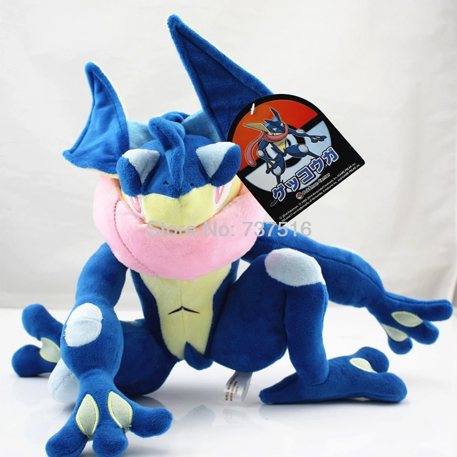 Новое поступление 12 ''и 5 5'' Синий плюш Greninja/Gekoga мягкая кукла с животными