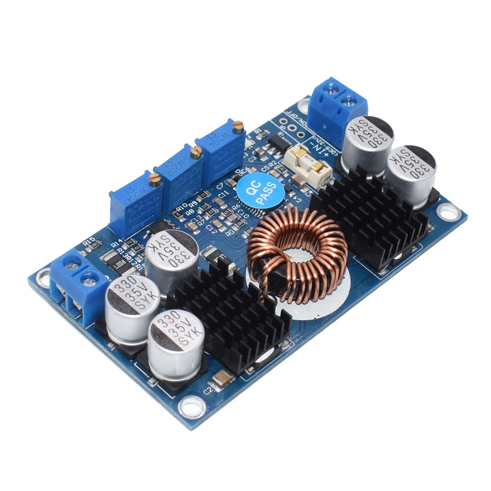

LTC3780 DC 5-32V to 1V-30V 10A Automatic Step Up Down Regulator Charging Module